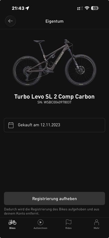 Used Specialized Turbo Levo SRAM GX Eagle AXS 2023 Mountainbike, Black — image 13 of 14