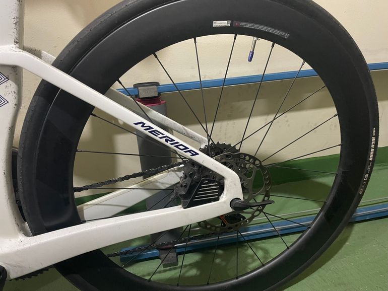 Gebrauchtes Merida Reacto Shimano 105 Di2 2025 Road & Gravel, Weiß — Bild 8 von 12
