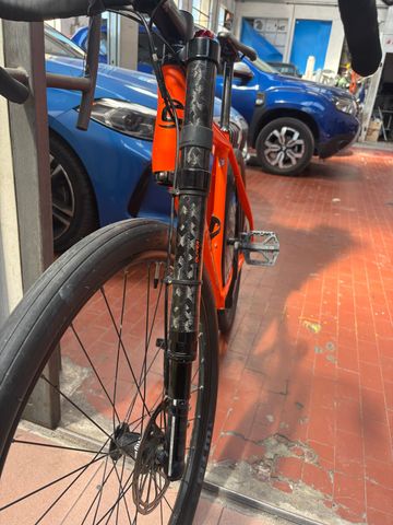 Used Cannondale Slate Force 1 2018 2018 Road & Gravel, Orange — image 3 of 9