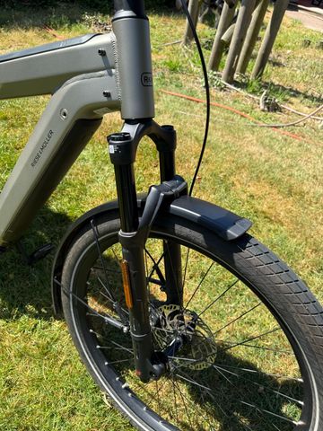Used Riese & Müller Supercharger Rohloff Speedhub 2023 Urban, Light Gray — image 4 of 14