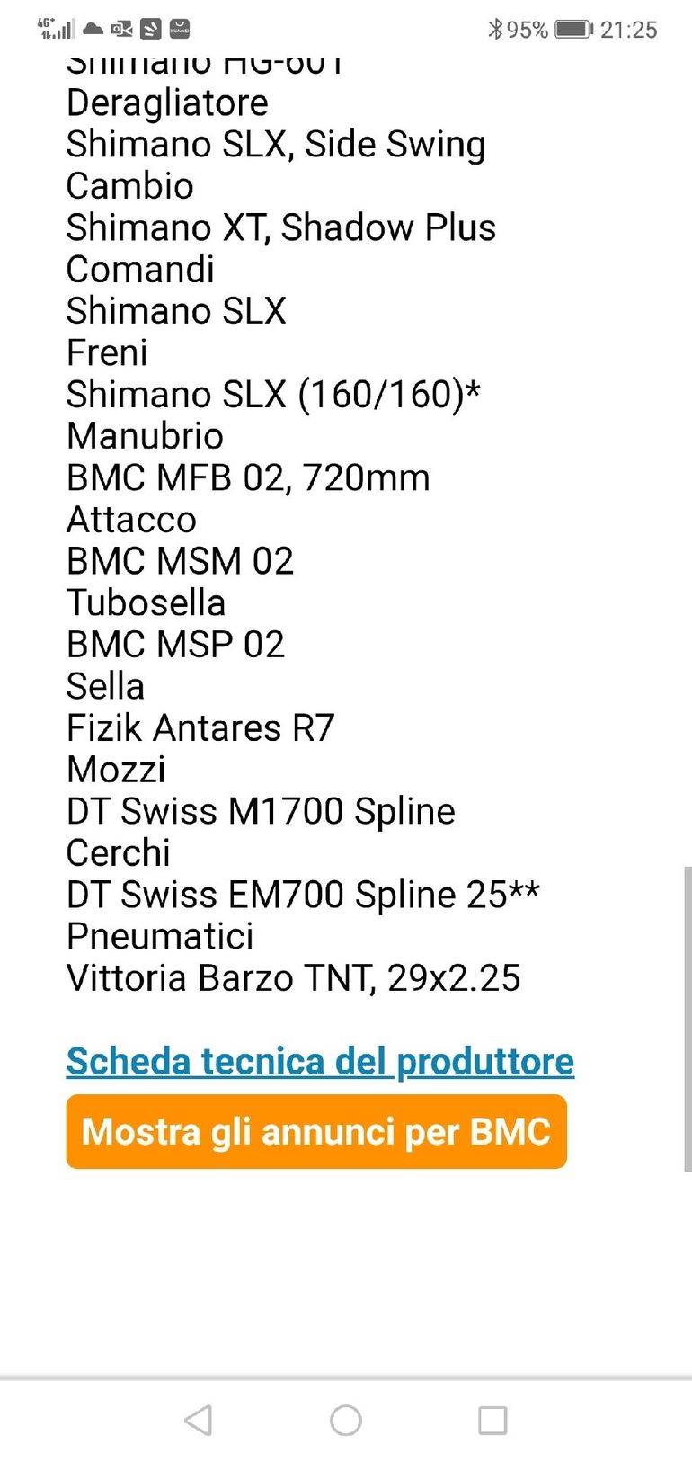 Brugt BMC Agonist 02 ONE 2018 2018 Mountainbike — billede 9 af 10