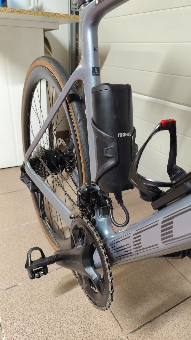 Gebrauchtes Scott Addict eRIDE Shimano Ultegra Di2 2025 Road & Gravel, Hellgrau — Bild 4 von 5