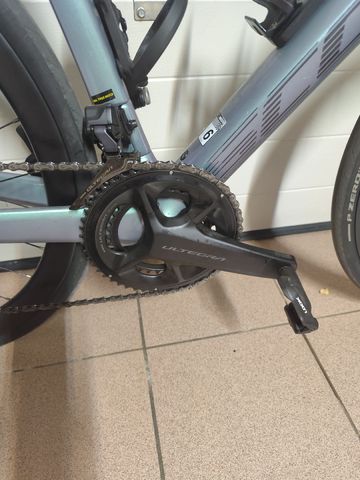 Used Scott Addict eRIDE Shimano Ultegra Di2 con extender Malhe x20 2025 Road & Gravel, Light Gray — image 3 of 5