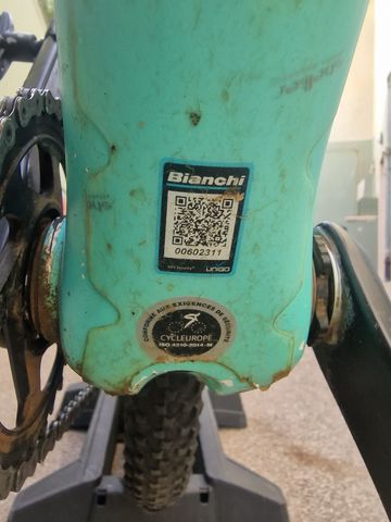 Used Bianchi SRAM X01 Eagle 2017 Mountainbike, Blue — image 21 of 22