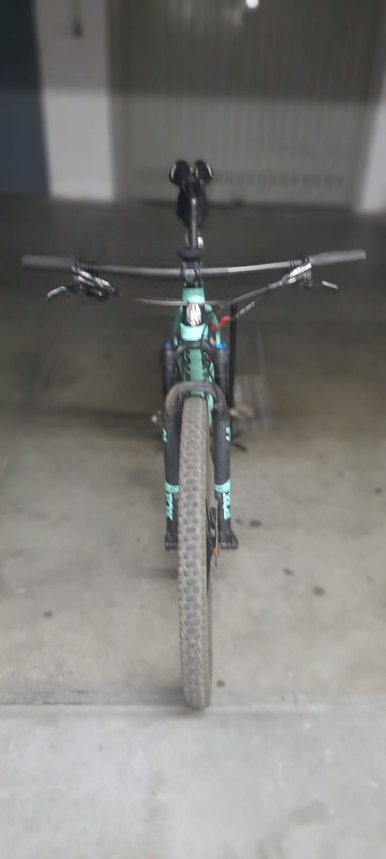 Gebrauchtes Bianchi SRAM X01 Eagle AXS 2017 Mountainbike, Blau — Bild 7 von 14