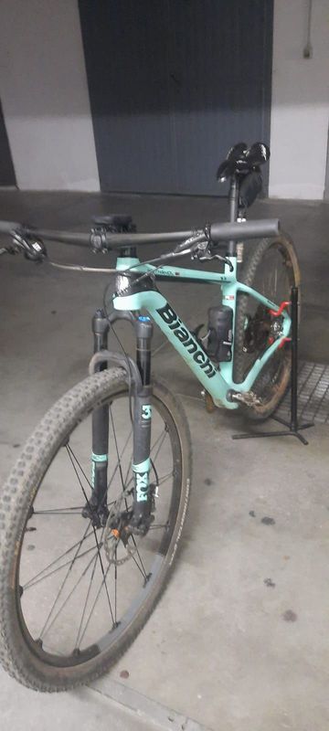 Used Bianchi SRAM X01 Eagle AXS 2017 Mountainbike, Blue — image 6 of 14