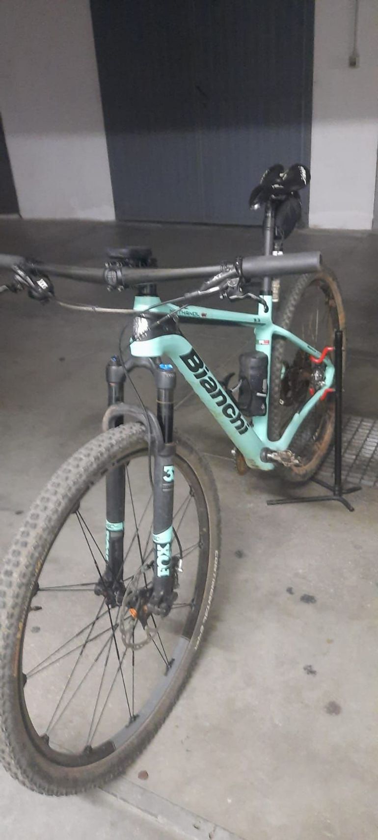 Gebrauchtes Bianchi SRAM X01 Eagle AXS 2017 Mountainbike, Blau — Bild 6 von 14