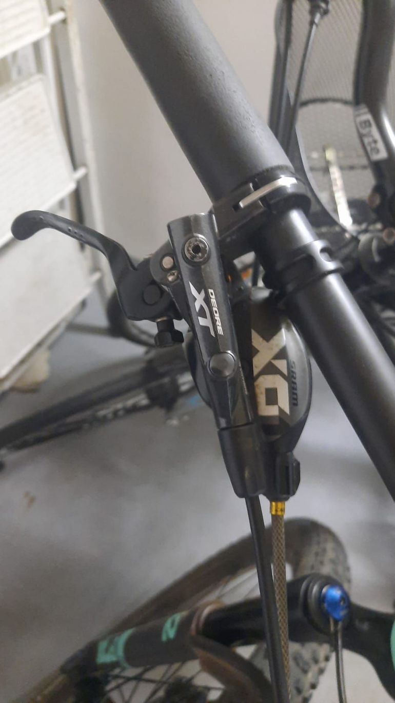 Gebrauchtes Bianchi SRAM X01 Eagle AXS 2017 Mountainbike, Blau — Bild 3 von 14