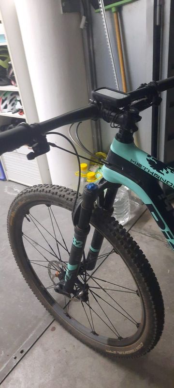 Used Bianchi SRAM X01 Eagle AXS 2017 Mountainbike, Blue — image 5 of 14
