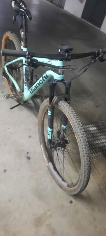 Used Bianchi SRAM X01 Eagle AXS 2017 Mountainbike, Blue — image 9 of 14