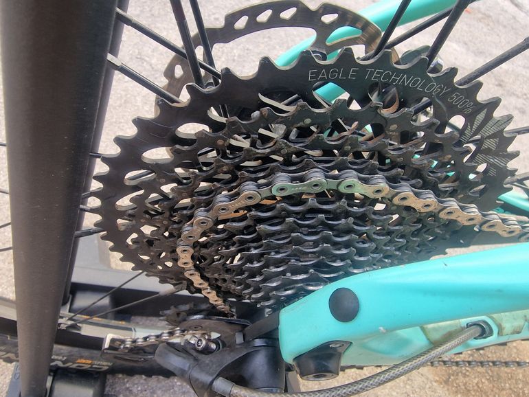 Used Bianchi SRAM X01 Eagle 2017 Mountainbike, Blue — image 12 of 22