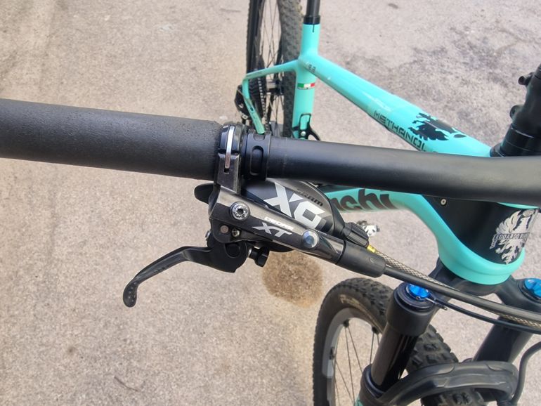 Used Bianchi SRAM X01 Eagle 2017 Mountainbike, Blue — image 8 of 22