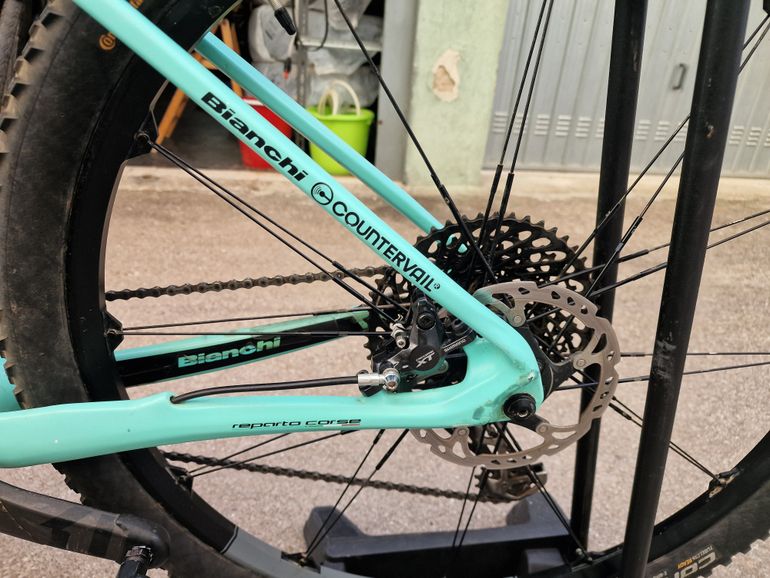 Used Bianchi SRAM X01 Eagle 2017 Mountainbike, Blue — image 10 of 22