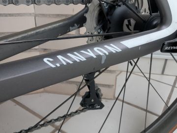 Canyon Speedmax Shimano Ultegra 2018 Road & Gravel usato, Grigio chiaro — immagine 10 di 11