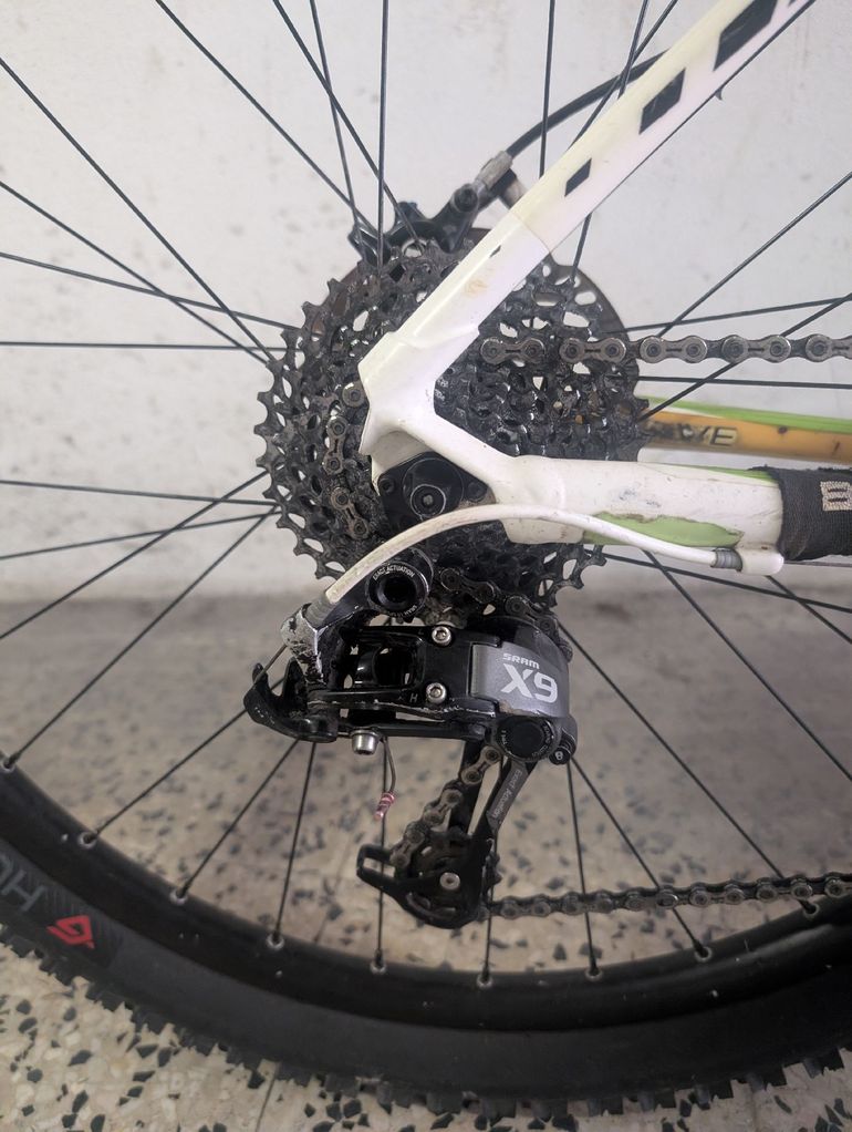 Cannondale Flash SRAM X9 2010 Mountainbike de segunda mano, Blanco — imagen 3 de 8