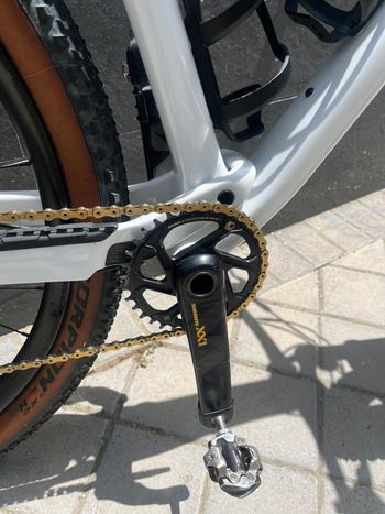 Trek Supercaliber 9.7 2021 2021 Mountainbike usato, Bianco — immagine 22 di 26