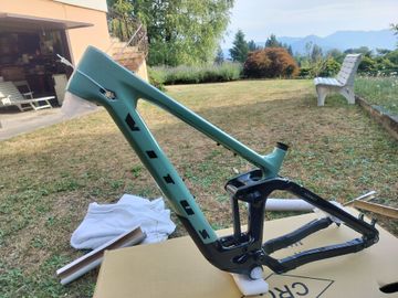 Gebrauchtes Vitus Sommet Frameset 2021 Mountainbike, Grün — Bild 5 von 14