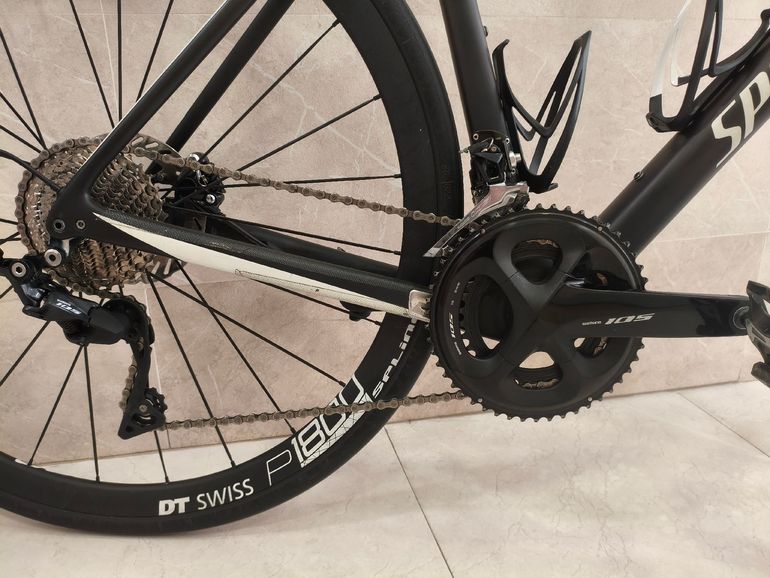 Specialized Roubaix Shimano 105 2018 Road & Gravel usato, Nero — immagine 3 di 9