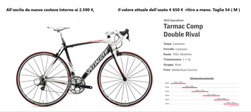 Gebrauchtes Specialized Tarmac Comp Double Rival 2010 2010 Road & Gravel