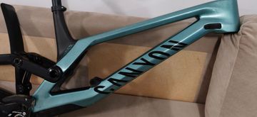 Used Canyon Sender CFR 29 2024 Frameset 2024 Mountainbike, Green, 29 — image 3 of 8