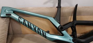 Used Canyon Sender CFR 29 2024 Frameset 2024 Mountainbike, Green, 29 — image 5 of 8