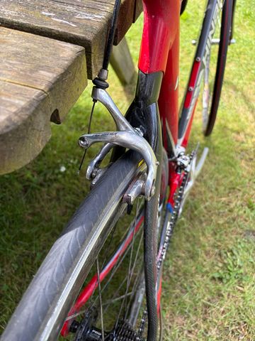 Used Hinault Custom Campagnolo Chorus 2004 Road & Gravel, Red — image 2 of 7