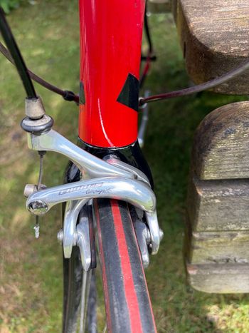 Hinault Custom Campagnolo Chorus 2004 Road & Gravel usato, Rosso — immagine 4 di 7
