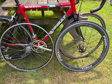 Used Hinault Custom Campagnolo Chorus 2004 Road & Gravel, Red — image 6 of 7