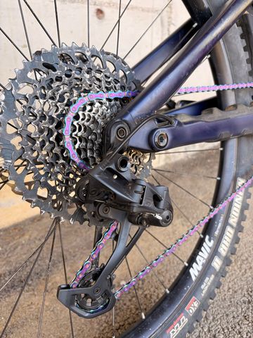 Used Specialized Enduro SRAM GX Eagle 2023 Mountainbike, Blue, 29 — image 3 of 8