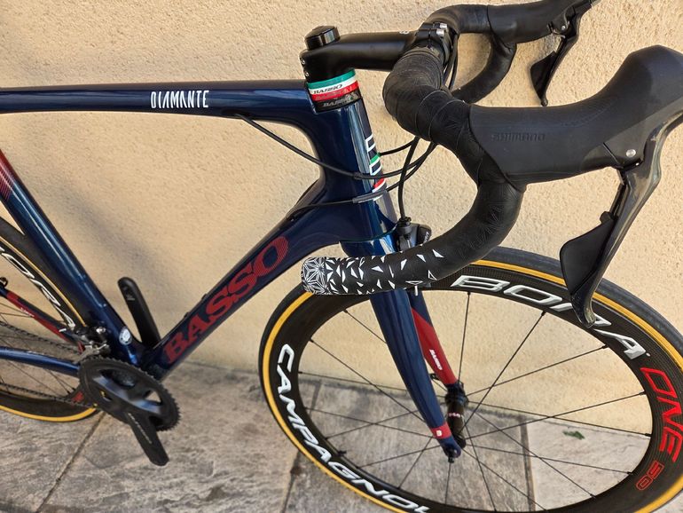 Gebrauchtes Basso Diamante Shimano Ultegra 2019 Road & Gravel, Blau — Bild 7 von 9