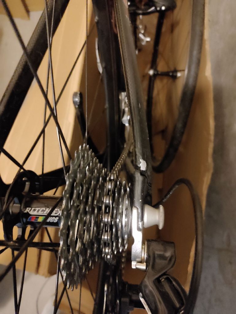 Look Custom Campagnolo Veloce 2005 Road & Gravel usato, Nero — immagine 10 di 11