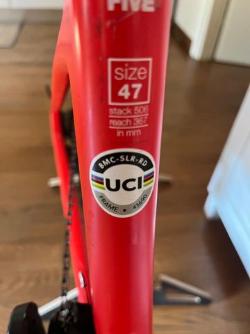 BMC Teammachine SLR FIVE 2022 2022 Road & Gravel de segunda mano, Rojo — imagen 6 de 6