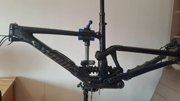 Used Specialized S Works Custom Frameset 2024 Mountainbike, Blue — image 2 of 5