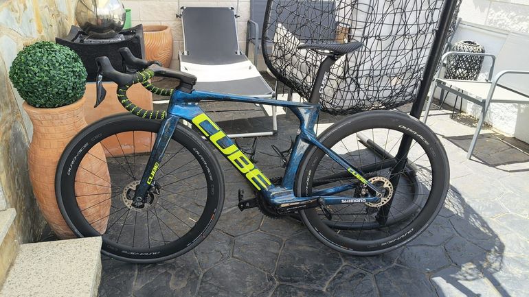 Used CUBE Litening Shimano Dura Ace Di2 2024 Road & Gravel, Green — image 2 of 11