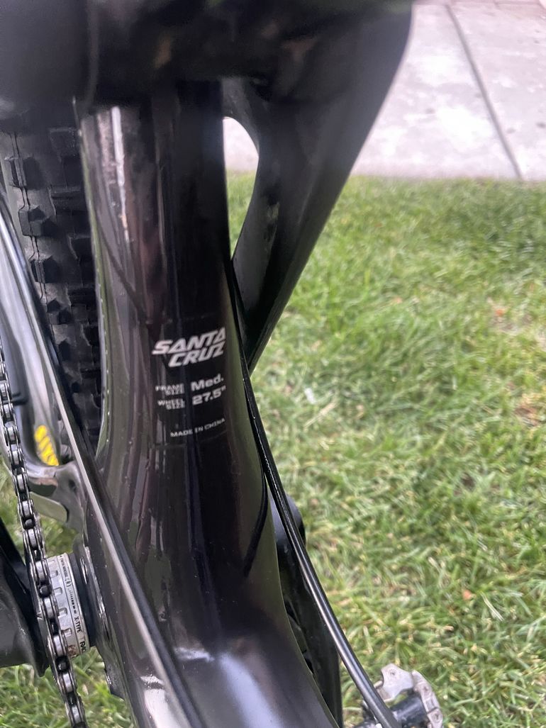 Used Santa Cruz Bronson SRAM X01 2017 Mountainbike, Black — image 16 of 16