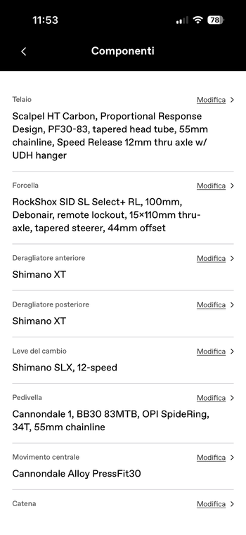 Cannondale Scalpel Shimano Deore XT 2024 Mountainbike d'occasion — image 8 sur 8