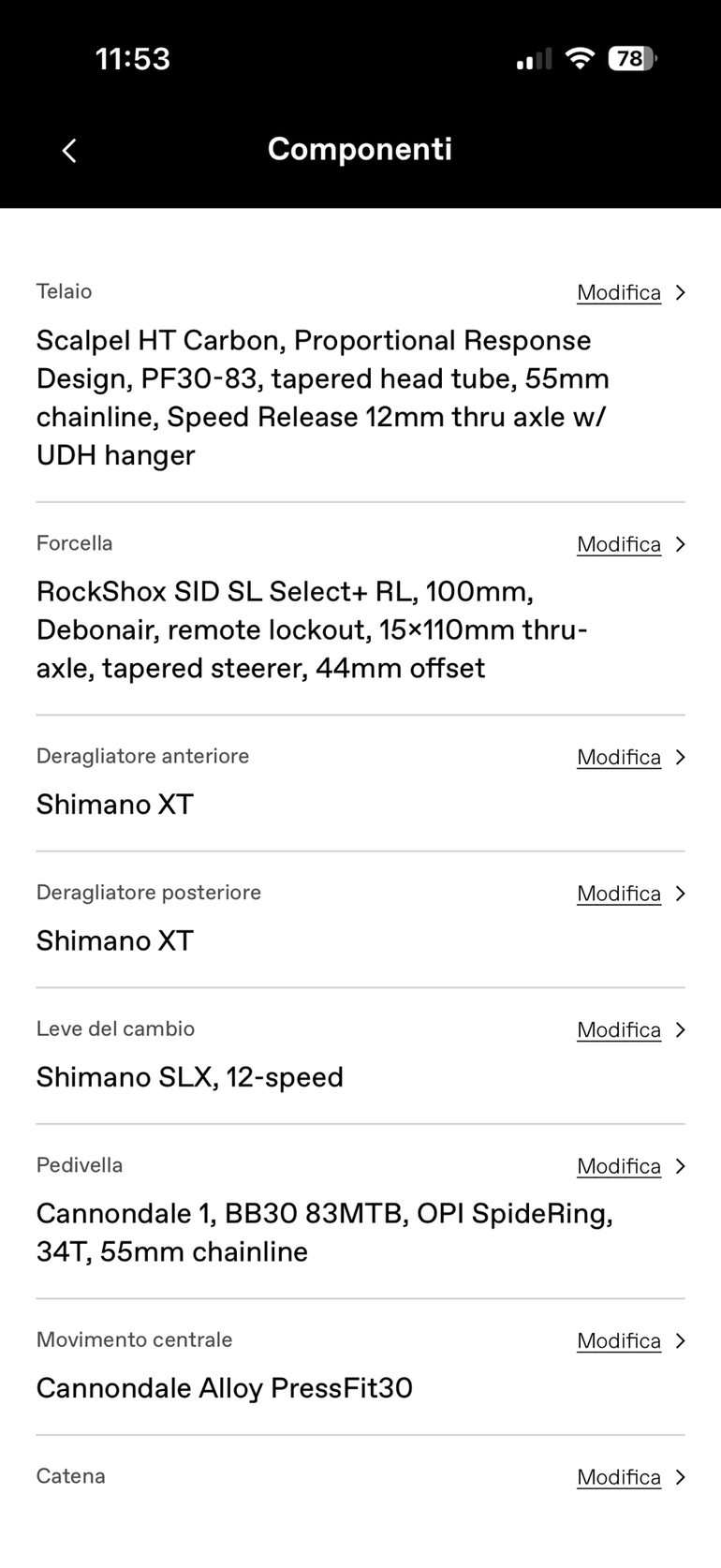 Cannondale Scalpel Shimano Deore XT 2024 Mountainbike d'occasion — image 8 sur 8