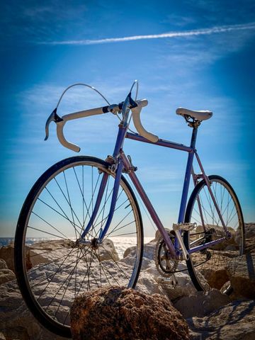 Used Peugeot Custom Simplex Vintage 1980 Road & Gravel, Purple — image 5 of 6