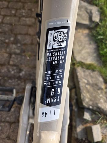 Focus SAM² 6.9 2022 2022 Mountainbike de segunda mano, Gris claro — imagen 5 de 5