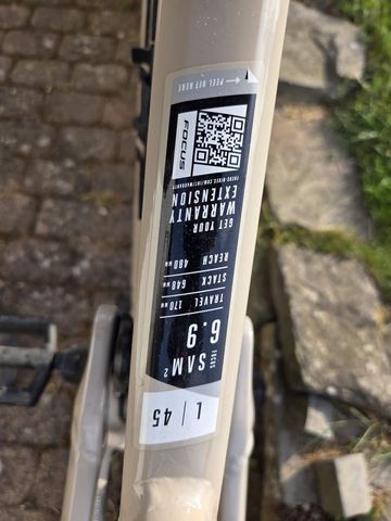 Used Focus SAM² 6.9 2022 2022 Mountainbike, Light Gray, 29 — image 5 of 5
