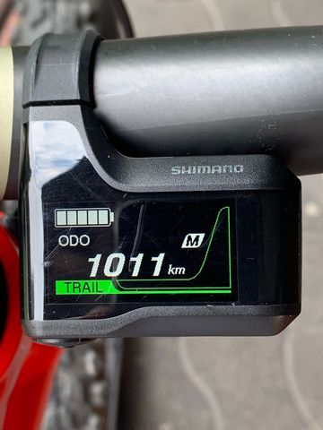 Used Ducati Custom Shimano Deore XT 2024 Mountainbike, Red — image 9 of 10