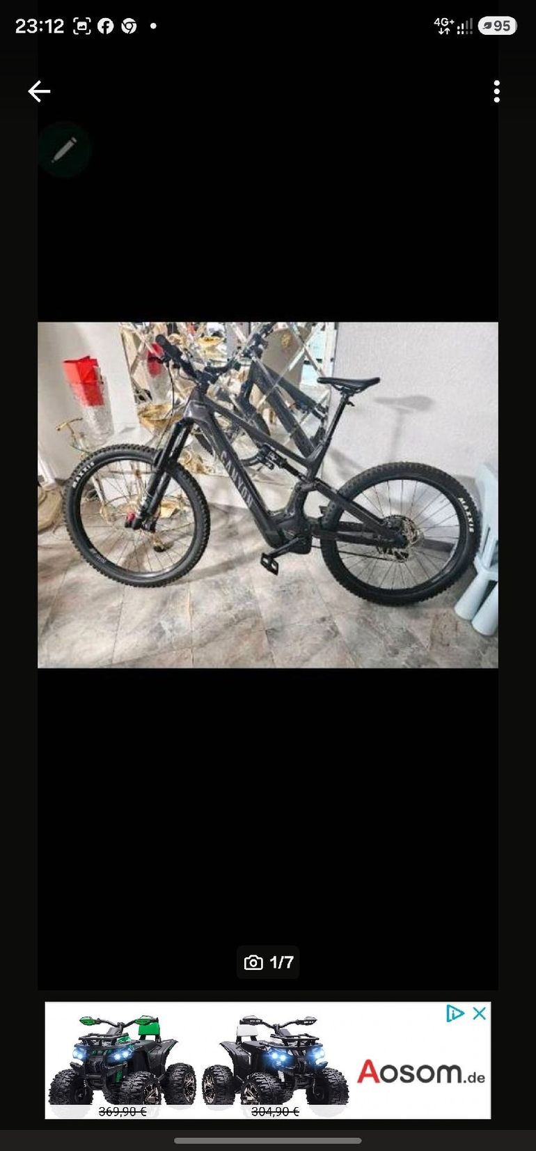 Brugt Canyon Spectral 27.5 CF 8 2024 2024 Mountainbike — billede 2 af 4