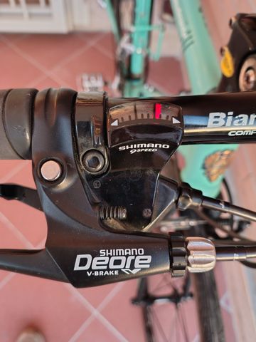 Used Bianchi Camaleonte Shimano Tiagra 2006 Road & Gravel, Green — image 17 of 23