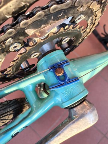 Used Bianchi Camaleonte Shimano Tiagra 2006 Road & Gravel, Green — image 22 of 23