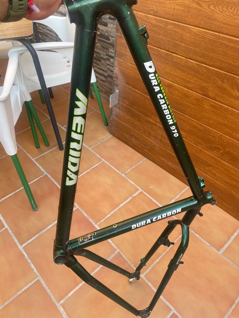 Brugt Dura carbón 970 Custom Frameset 1997 Mountainbike — billede 3 af 7