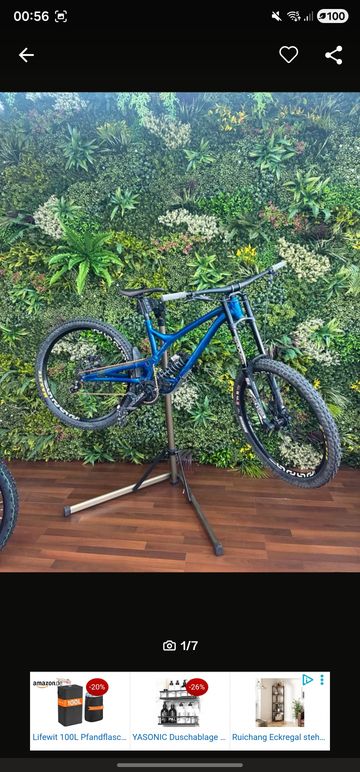 Gebrauchtes Commencal Supreme Dh4 2019 Mountainbike, Blau — Bild 4 von 4