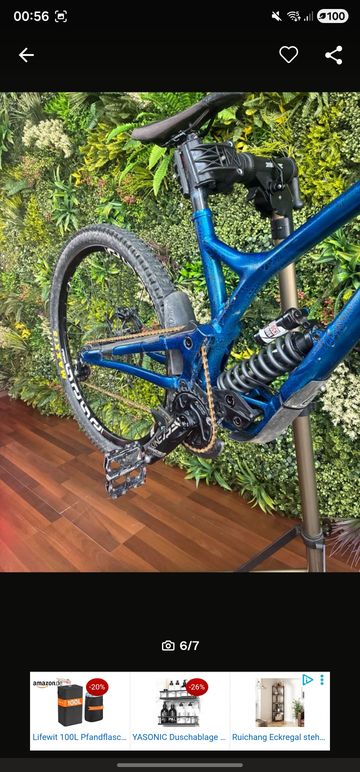 Gebrauchtes Commencal Supreme Dh4 2019 Mountainbike, Blau — Bild 3 von 4
