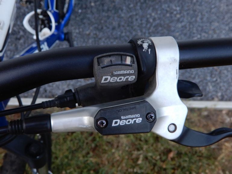 Trek Custom Shimano Deore 2001 Mountainbike usato, Blu — immagine 11 di 17