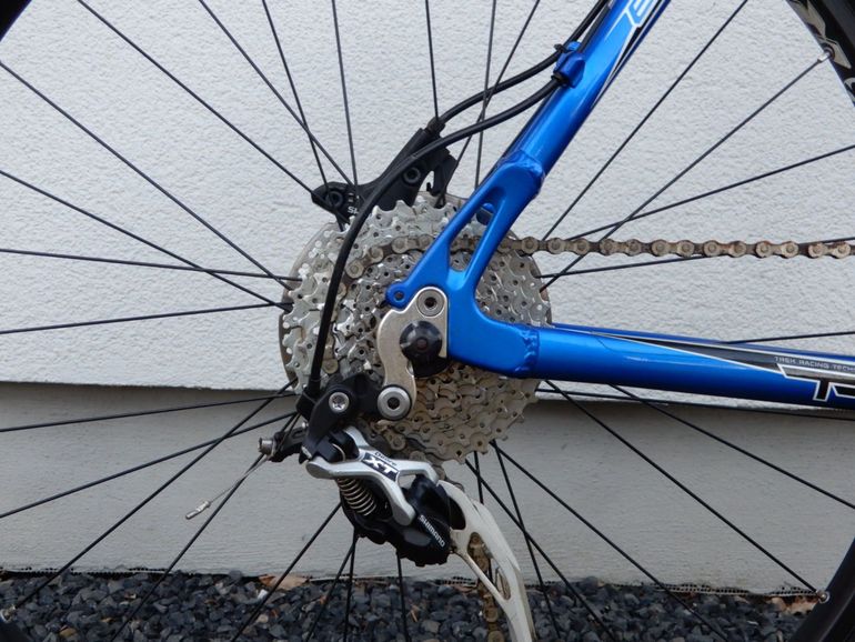 Trek Custom Shimano Deore 2001 Mountainbike usato, Blu — immagine 14 di 17