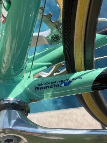 Gebrauchtes Bianchi Specialissima Campagnolo Record 1988 Road & Gravel, Blau — Bild 15 von 28